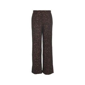 Solotre Flared Sequined Trousers With High Waist Design - NWT